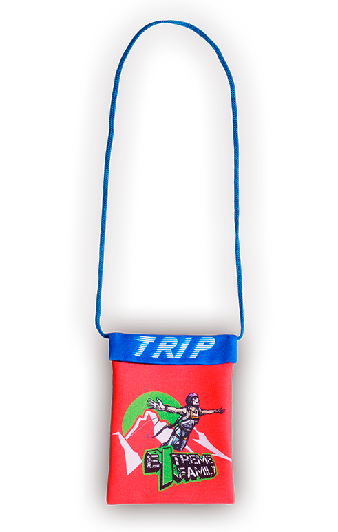 Сумочка на шею с логотипом изготовление на заказ