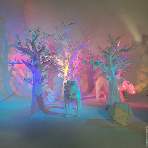 Пример задника сцены с фото печатью